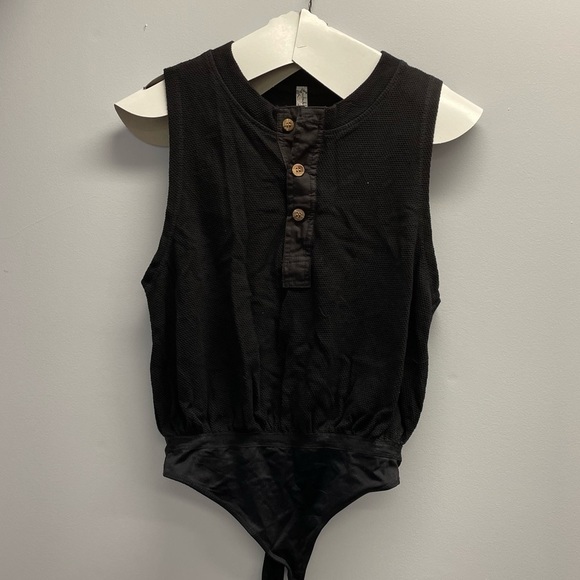 Peek Aye Bodysuit, Black, X-Small - Picture 5 of 8